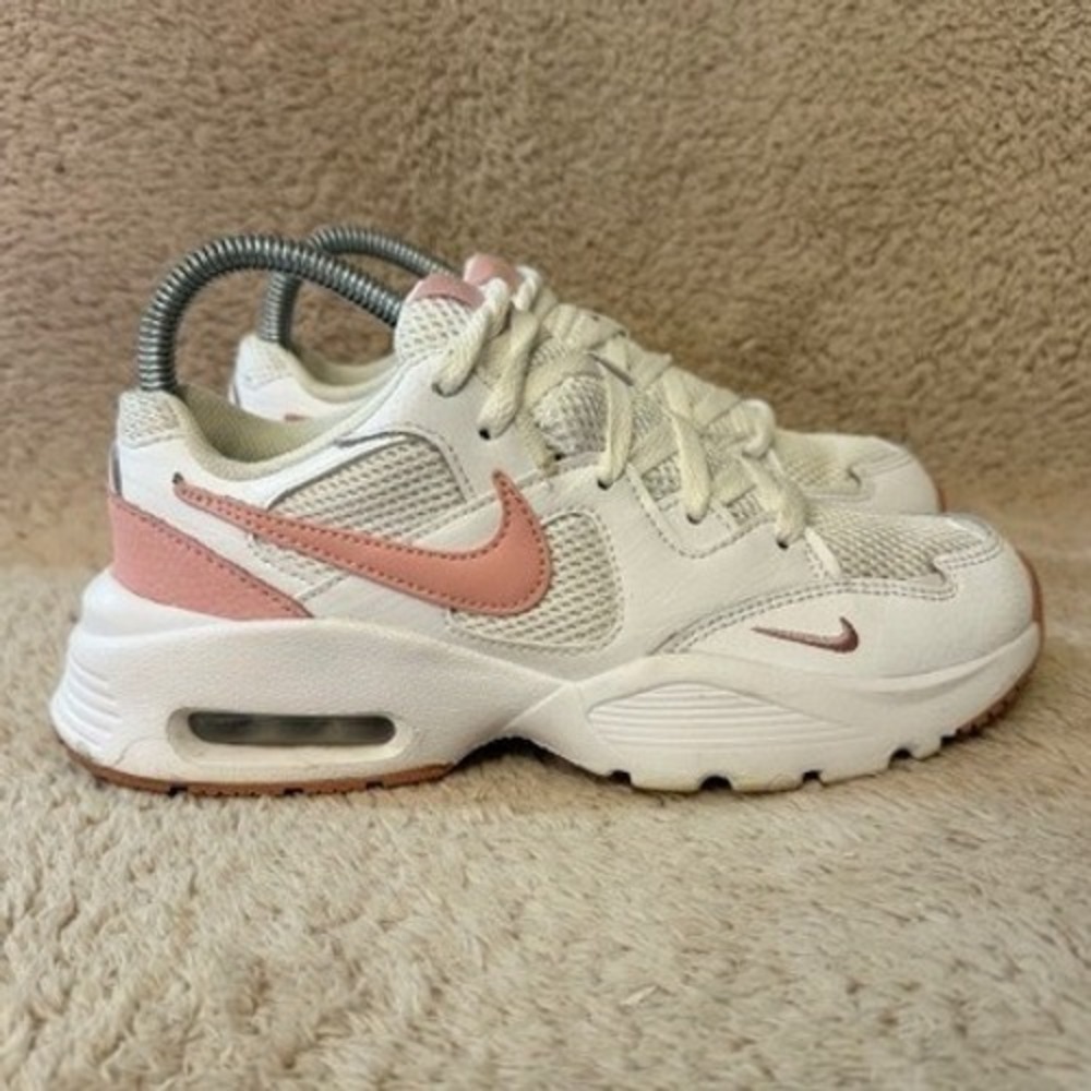 Nike Air Max Fusion Womens White Pink Glaze Retro Chunky Sneakers CJ1671-107 6.5